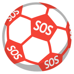 SOS button and soccer ball