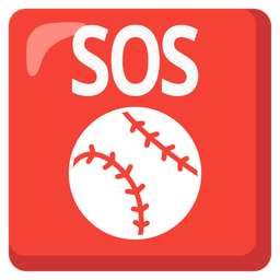 SOS button and softball
