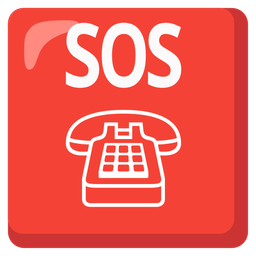 SOS button and telephone