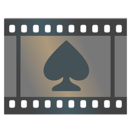 spade suit and film frames