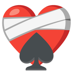 spade suit and mending heart