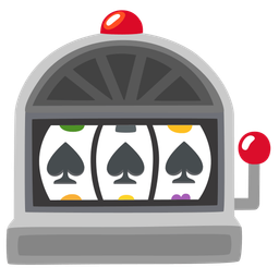 spade suit and slot machine