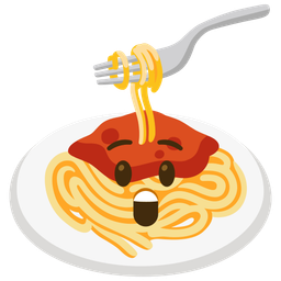 Spaghetti and Astonished face