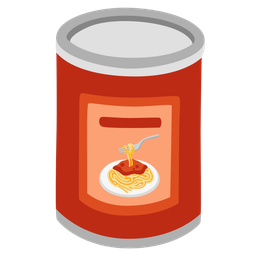 Spaghetti and Canned food