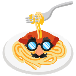 Spaghetti and Disguised face