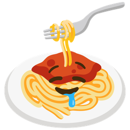 Spaghetti and Drooling face