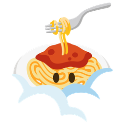 Spaghetti and Face in clouds