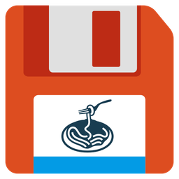 Spaghetti and Floppy disk