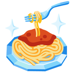 Spaghetti and Gem stone