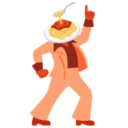 Spaghetti and Mirror ball