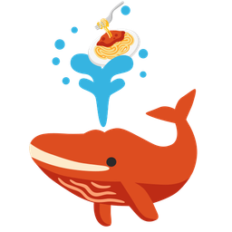 Spaghetti and Spouting whale
