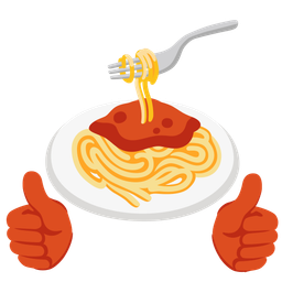 Spaghetti and Thumbs up