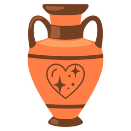 sparkling heart and amphora