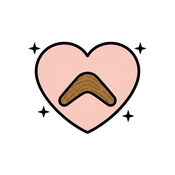 Sparkling heart and Boomerang