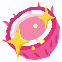 sparkling heart and coconut