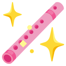 sparkling heart and flute