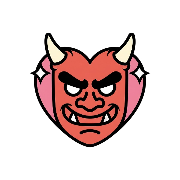 Sparkling heart and Ogre