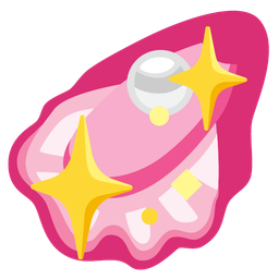 sparkling heart and oyster