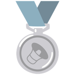 speaker low volume and 2nd place medal