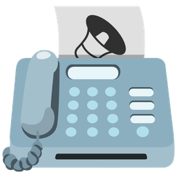 speaker low volume and fax machine