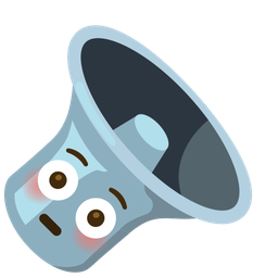 speaker low volume and flushed face