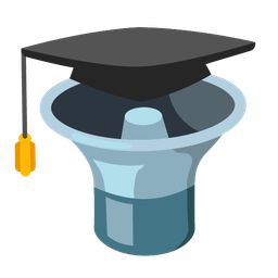 speaker low volume and graduation cap