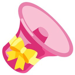 speaker low volume and heart with ribbon