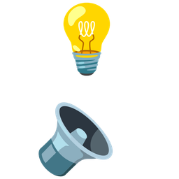 speaker low volume and light bulb