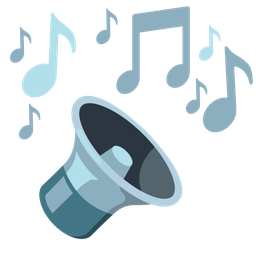 speaker low volume and musical notes