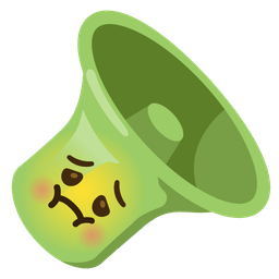 speaker low volume and nauseated face