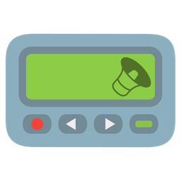 speaker low volume and pager