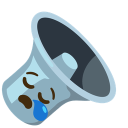 speaker low volume and sleepy face