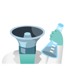 speaker low volume and test tube