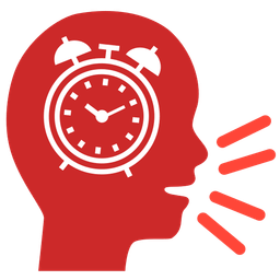 speaking head and alarm clock