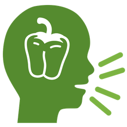 speaking head and bell pepper