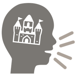 speaking head and castle