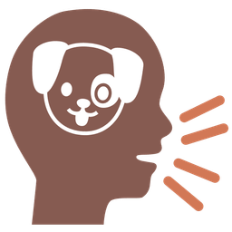 speaking head and dog face