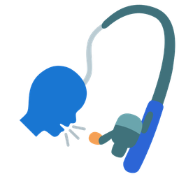 speaking head and fishing pole