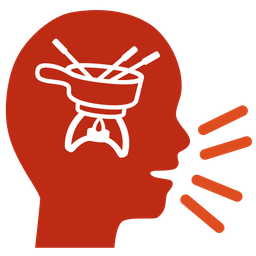 speaking head and fondue