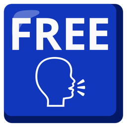 speaking head and FREE button