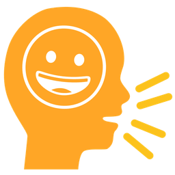 Speaking head and Grinning face