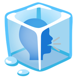 speaking head and ice