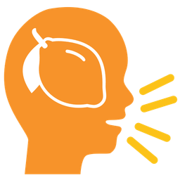 speaking head and lemon