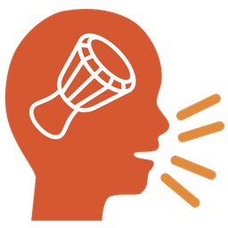 speaking head and long drum