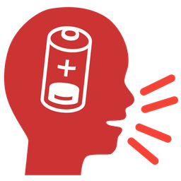 speaking head and low battery