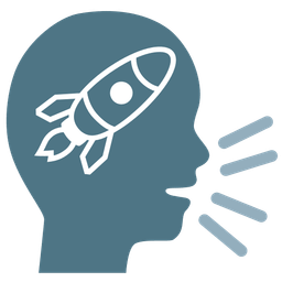 speaking head and rocket