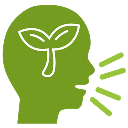 speaking head and seedling