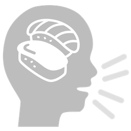 speaking head and sushi
