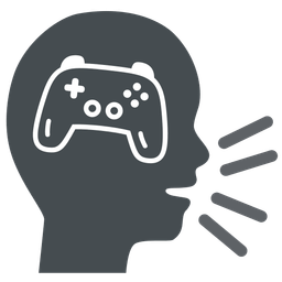 speaking head and video game