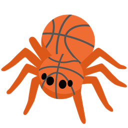 spider and basketball